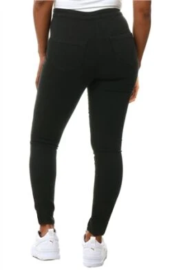 Parisian Black Knee Split Skinny Jean -Deals The Lush Dresses Store 13542 3