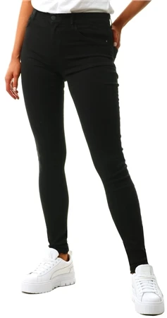 Only Black Denim Onlrain Reg Skinny Fit Jeans