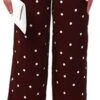 Vila Brown Polka Dot Cropped Culotte Trousers