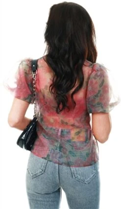 Veromoda Green / Green Bay V-Neck Short Sleeved Top -Deals The Lush Dresses Store 20467 3