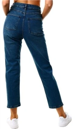 Urban Bliss Mid Blue Denim Tanya Straight Leg Jeans -Deals The Lush Dresses Store 21281 3