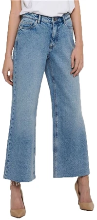 Only Blue / Light Blue Denim Onlsonny Hw Life Cropped Jeans