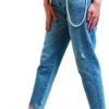 Only Blue / Medium Blue Denim Onllu Life Hw Carrot Straight Fit Jeans