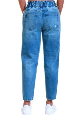 Only Blue / Medium Blue Denim Onllu Life Hw Carrot Straight Fit Jeans -Deals The Lush Dresses Store 21587 3