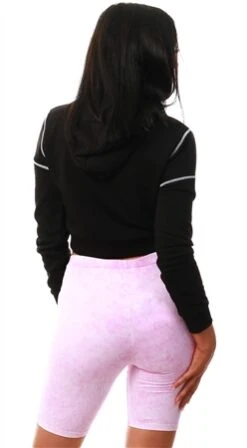 11 Degrees Pink Acid Wash Cycling Shorts -Deals The Lush Dresses Store 22234 3