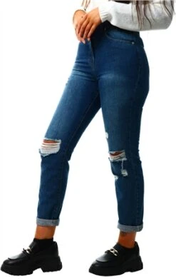 Parisian Blue Ripped Jeans