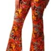 Missi London Retro Print Flared Trouser