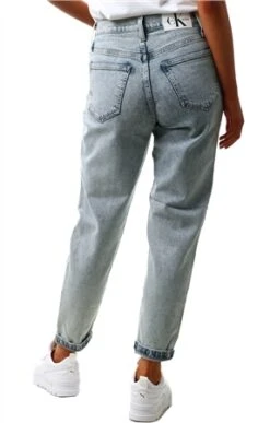 Calvin Klein Denim Light Logo Mom Jean -Deals The Lush Dresses Store 23980 3