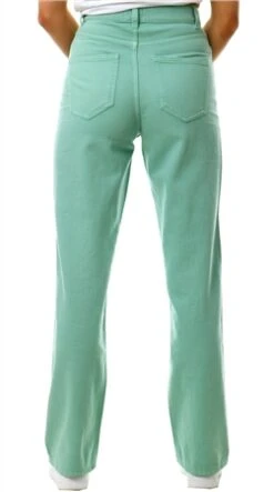 Only Green / Creme De Menthe Wide Extra High Waisted Jeans -Deals The Lush Dresses Store 24285 3