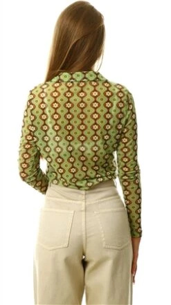 Neon & Nylon Green / Aloe Wash Nathalia Patterned Shirt -Deals The Lush Dresses Store 24570 3