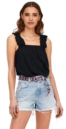 Only Blue / Light Blue Denim Robyn Extra Highwaisted Denim Shorts