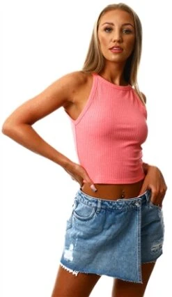 Only Blue / Light Blue Denim Texas Life Reg Denim Shorts