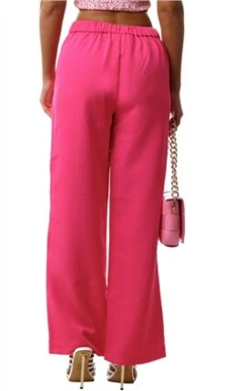Pieces Fuchsia Purple Bossy Wide-Leg Trousers -Deals The Lush Dresses Store 25244 3