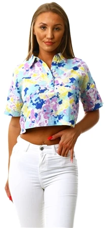 Veromoda Dazzling Blue/ Blue Floral Shirt