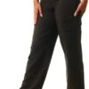 Vivichi Black Loren Wide Leg Cargo Trousers