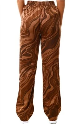 Vila Demitasse Satin High Waisted Trousers -Deals The Lush Dresses Store 26011 3