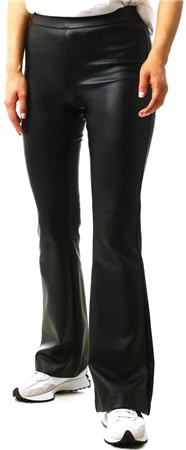 Veromoda Black / Black Kamma Normal Waist Coated Trousers