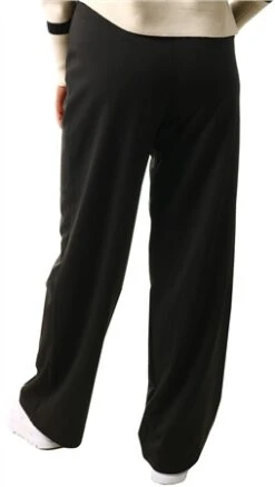 Veromoda Black / Black Tanni High Waisted Wide Solid Trousers -Deals The Lush Dresses Store 26184 3