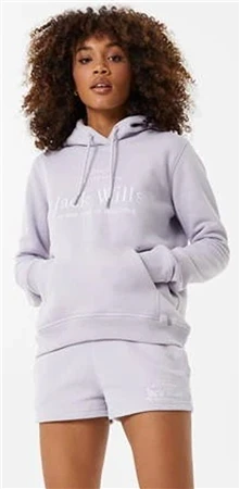 Jack Wills Lilac Bea Logo Sweat Shorts