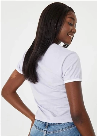 Jack Wills Lilac Trinkey Ringer T-Shirt 4 Jack Wills Lilac Trinkey Ringer T-Shirt - Image 4