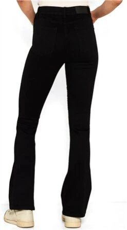 Noisy May Black Sallie High Waist Flared Jeans -Deals The Lush Dresses Store 26278 3