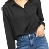 Vila Black Lucy Loose Fit Shirt