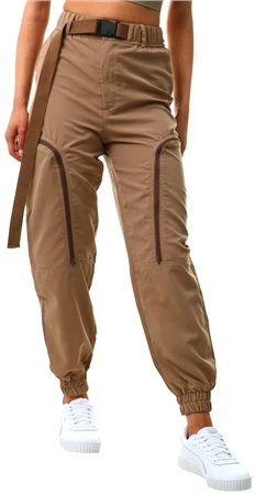 Dv8 Beige Belted Cargo Pants