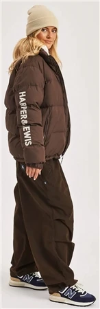 Harper & Lewis Brown Parachute Pants 3 Harper & Lewis Brown Parachute Pants - Image 3