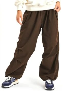 Harper & Lewis Brown Parachute Pants