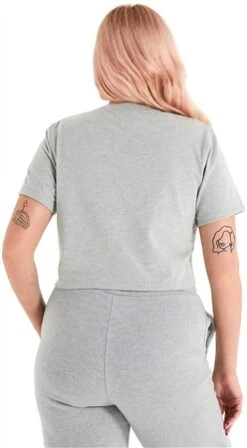 Ellesse Grey Marl Mondo Crop T-Shirt -Deals The Lush Dresses Store 27260 3