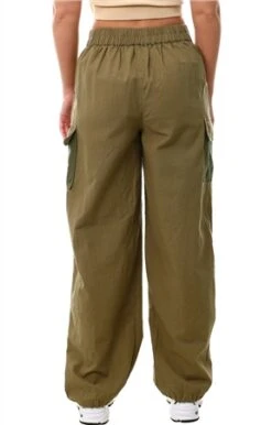 Veromoda Green / Dried Herb Janey Loose Fit High Rise Cargo Trousers -Deals The Lush Dresses Store 27322 3