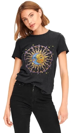 Only Black / Black Lucy Printed T-Shirt