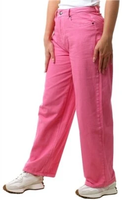 Forever Denim Pink Wide Leg Baggy Jean