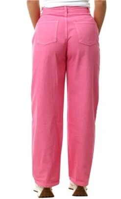 Forever Denim Pink Wide Leg Baggy Jean -Deals The Lush Dresses Store 27807 3