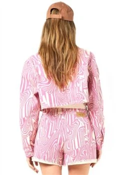 Noisy May Brazzilian Sand Drew High Waisted Printet Denim Shorts -Deals The Lush Dresses Store 27851 3