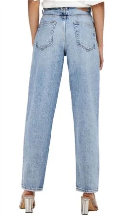 Only Blue / Medium Blue Denim Robyn Life Hw Ankle Straight Fit Jeans -Deals The Lush Dresses Store 27971 3