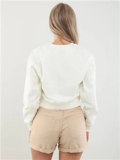 Veromoda Irish Cream Zuri Loose Fit High Rise Fold Up Hems Shorts -Deals The Lush Dresses Store 27994 3