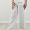 Only White / Cloud Dancer Devorah Wide Leg Fit Trousers