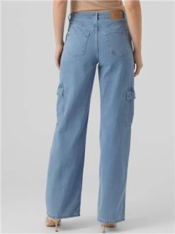 Veromoda Blue / Medium Blue Denim North Loose Fit Mid Rise Jeans -Deals The Lush Dresses Store 28160 3