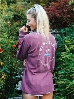 Bleubird Berry Long Sleeve Tee -Deals The Lush Dresses Store 28238 3