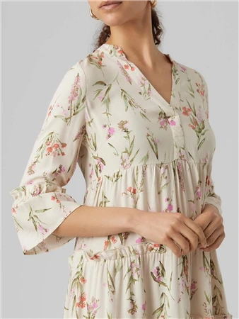 Veromoda Birch/Mila Easy Short Floral Dress 2 Veromoda Birch/Mila Easy Short Floral Dress - Image 2