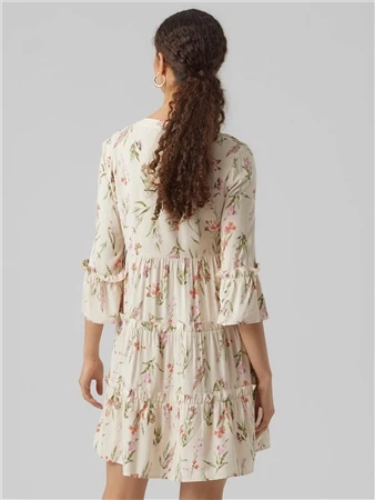 Veromoda Birch/Mila Easy Short Floral Dress 4 Veromoda Birch/Mila Easy Short Floral Dress - Image 4