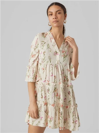 Veromoda Birch/Mila Easy Short Floral Dress 1 Veromoda Birch/Mila Easy Short Floral Dress