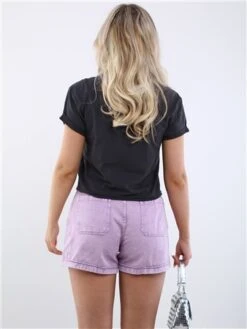 Amplified Charcoal Metallica Cropped Tee -Deals The Lush Dresses Store 28585 3