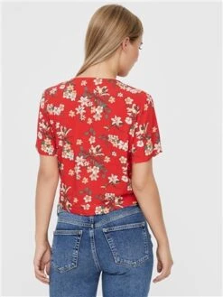 Veromoda Goji Berry Easy Floral Print Top -Deals The Lush Dresses Store 28590 3