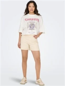 Only Cloud Dancer Lucy Life Crop S/S Wings Top Box -Deals The Lush Dresses Store 28724 2