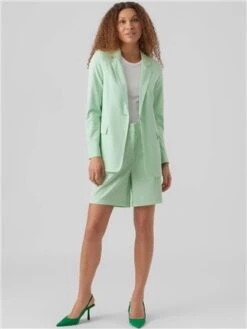 Veromoda Green / Mist Green Zelda Tailored Shorts 6 Veromoda Green / Mist Green Zelda Tailored Shorts -Deals The Lush Dresses Store 28729 2