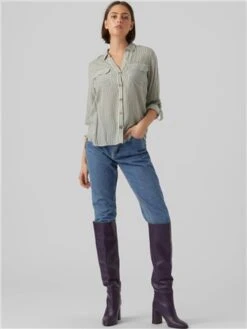 Veromoda Green / Laurel Wreath Bumpy Shirt -Deals The Lush Dresses Store 29006 2