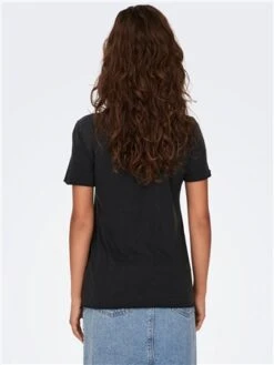 Only Black / Phantom Lucy O Neck T-Shirt With Print -Deals The Lush Dresses Store 29007 3