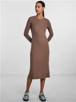 Pieces Fossil Kylie Midi Dress -Deals The Lush Dresses Store 29099 2